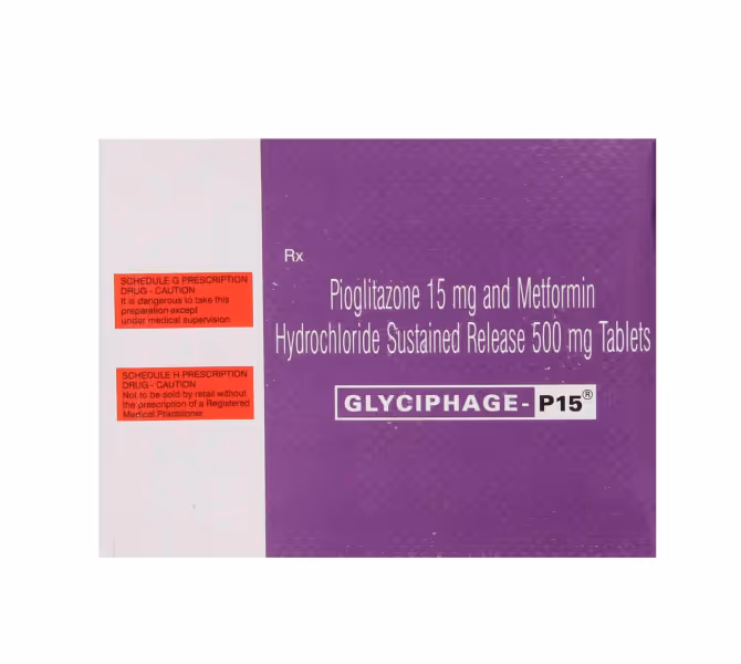 GLYCIPHAGE P 15 TAB -10'S