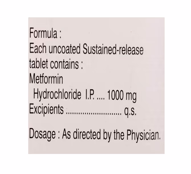 GLYCIPHAGE SR 1GM TAB - 10'S