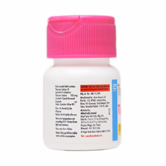 THYROX 100 MCG TABLET 120'S