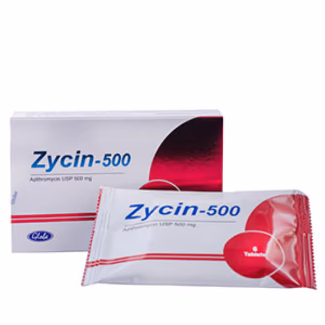 ZYCIN 500mg Tablet 5's