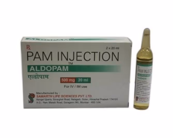Aldopam 500mg Injection 20ml