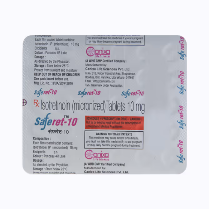 Saferet 10mg Tablet 30'S