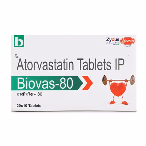 Biovas 80mg Tablet 10'S
