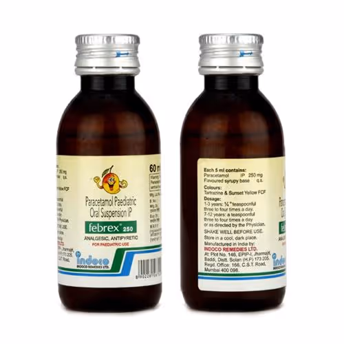 Febrex 250mg Suspension 60ml