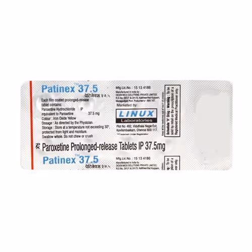 Patinex 37.5mg Tablet 10'S