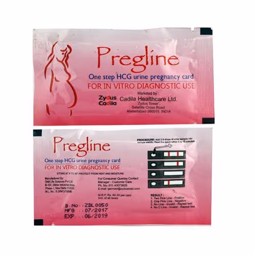 Pregline Pregnancy Test Card 1'S