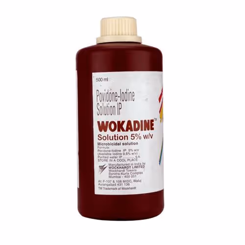 Wokadine 5% Solution 500ml